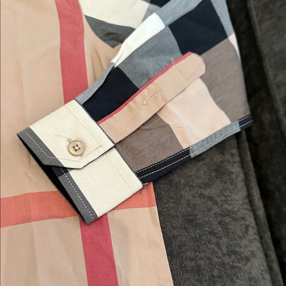 Ravalli kids Button Down Shirt - Beige, Red, Black - Picture 4 of 6